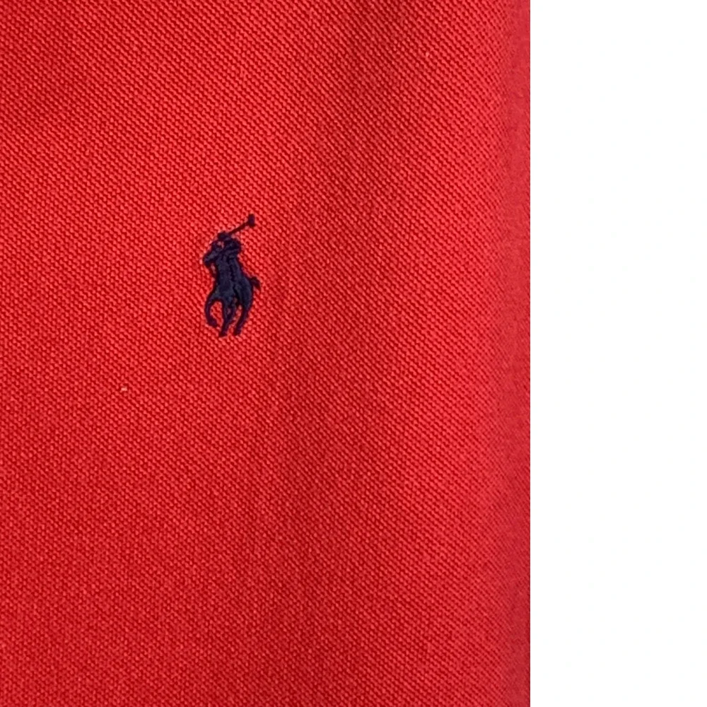 Polo Ralph Lauren Men's Golf Shirt Red Pony Short Sleeve Cotton Classic Fit Sz M